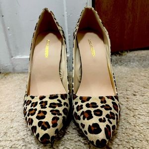 Cheetah print pumps